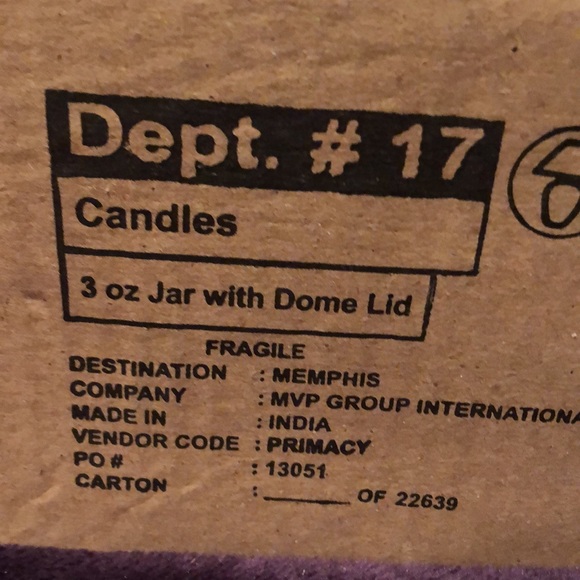 5 Mainstay 3 oz Candles - Strawberry Kiwi Scent - No Lids - Picture 3 of 4